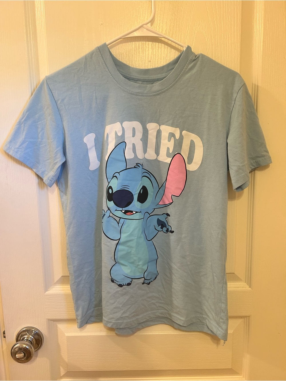 Women’s Disney Stitch Light Blue T-Shirt
